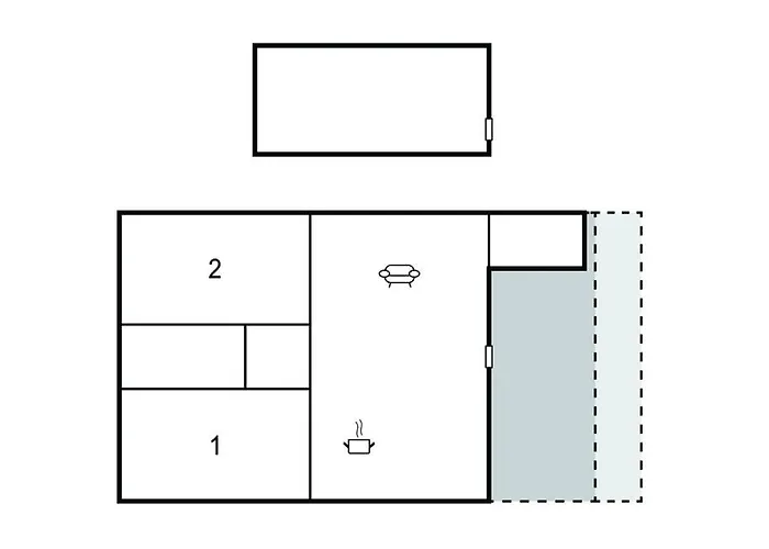 Ferienhaus 2 Bedroom Pet Friendly In